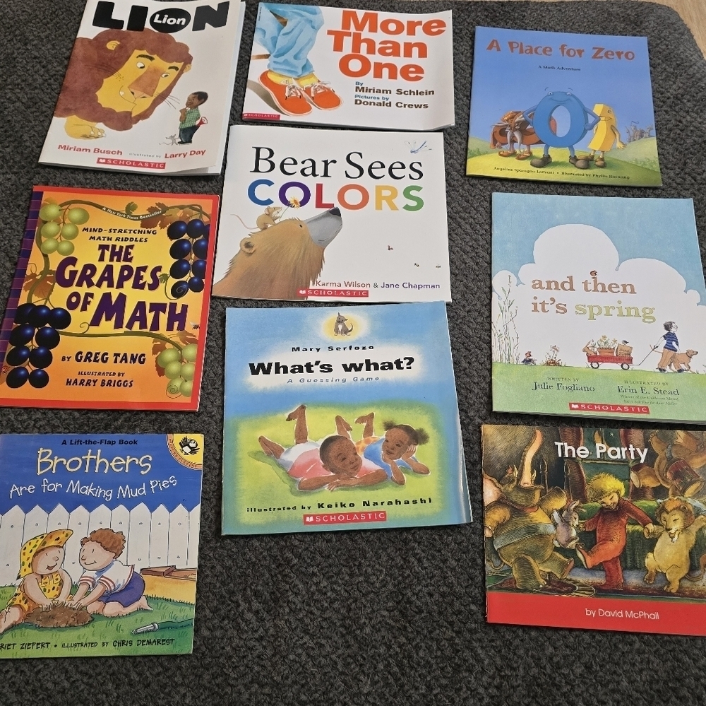 kids book bundle lot of 9